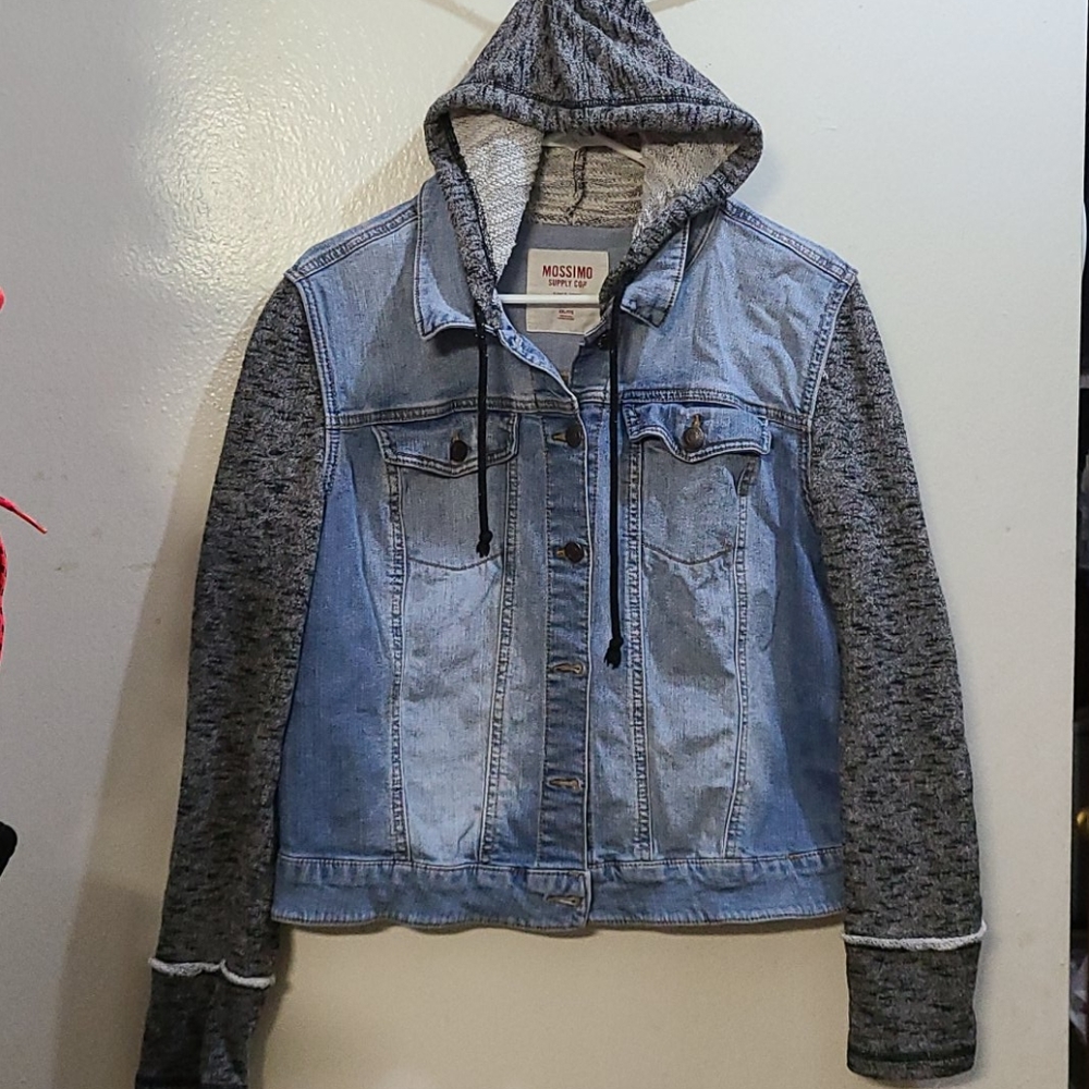 Jean and sweater jacket Size XXL
